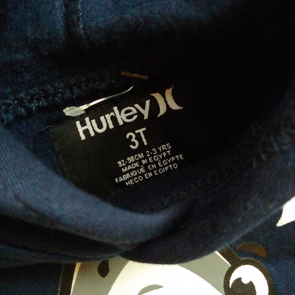 HURLEY NEW boys Hoodie Pull-over & Joggers Sweatpants Shark Design - Picture 13 of 16